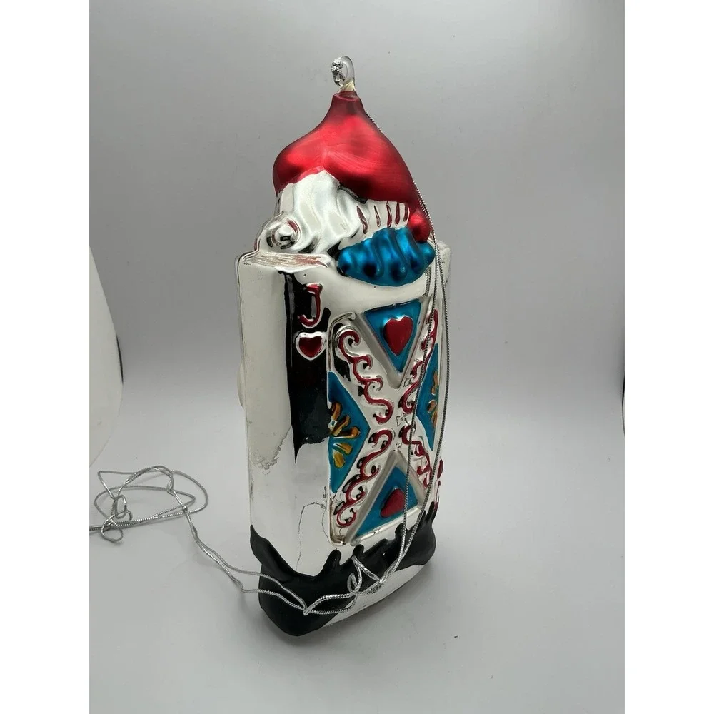 Vintage Dept. 56 Mercury Glass‎ Jack of Hearts 10
